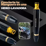 Boquilla a presión - Pulverizador para manguera + 4 accesorios